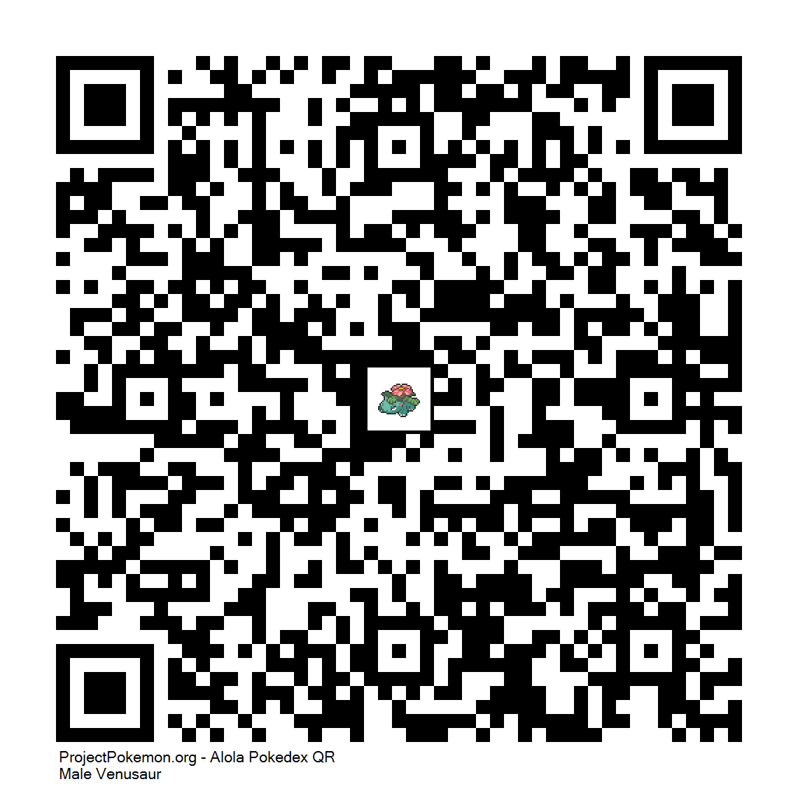 Cdigo QR de Venusaur